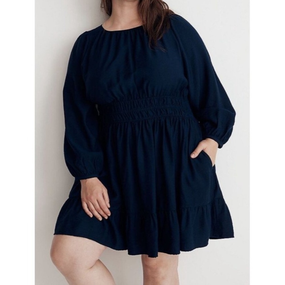 🎉HP🎉 Madewell Sophia Open-Back Mini Dress NWT